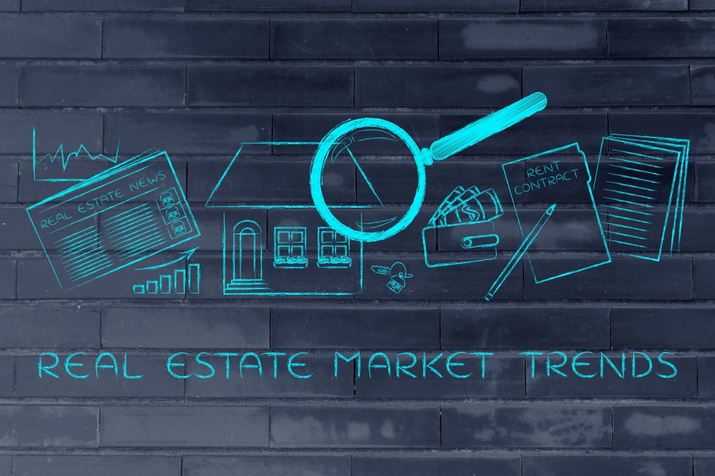 House, Real Estate Data And Rent Contract, Real Estate Market Trends